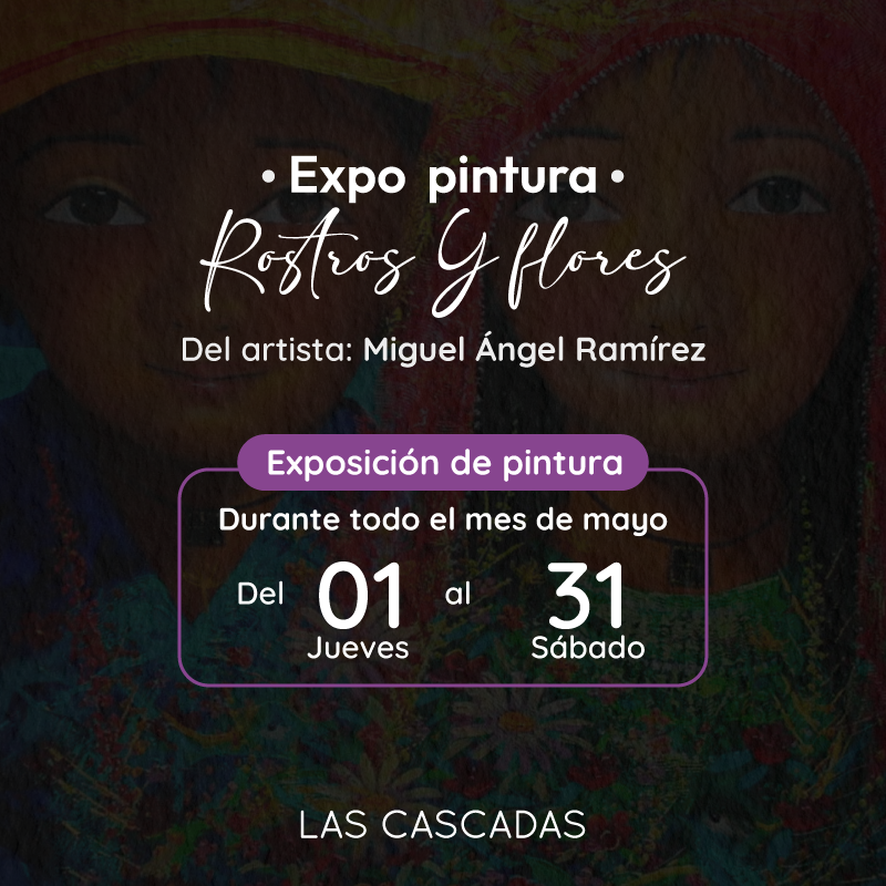 Expo pintura Rostros y flores